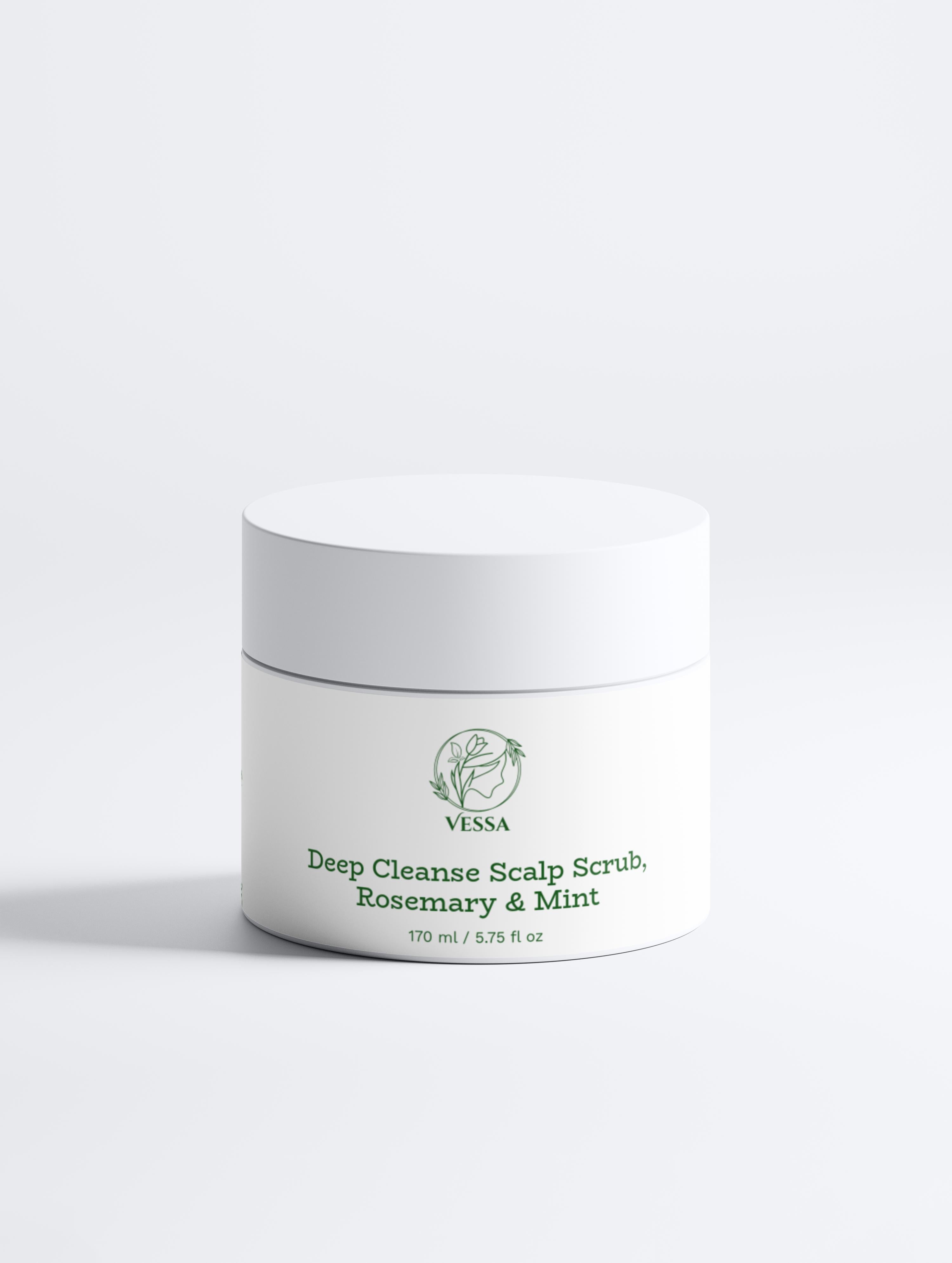 Deep Cleanse Scalp Scrub, Rosemary & Mint